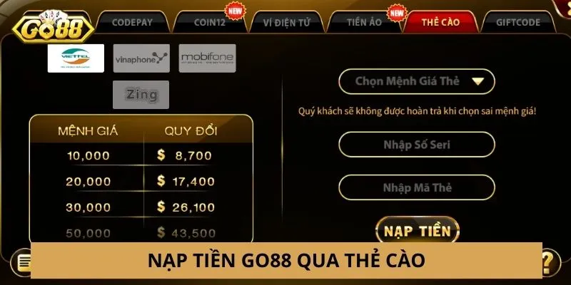 cổng game go88 mới nhất