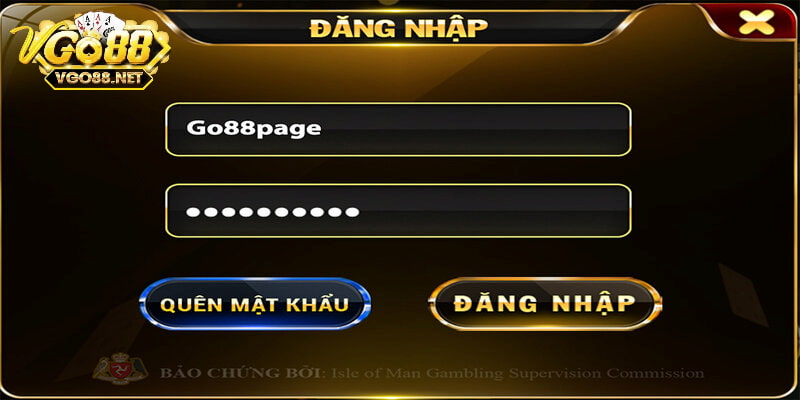 đăng nhập Go88